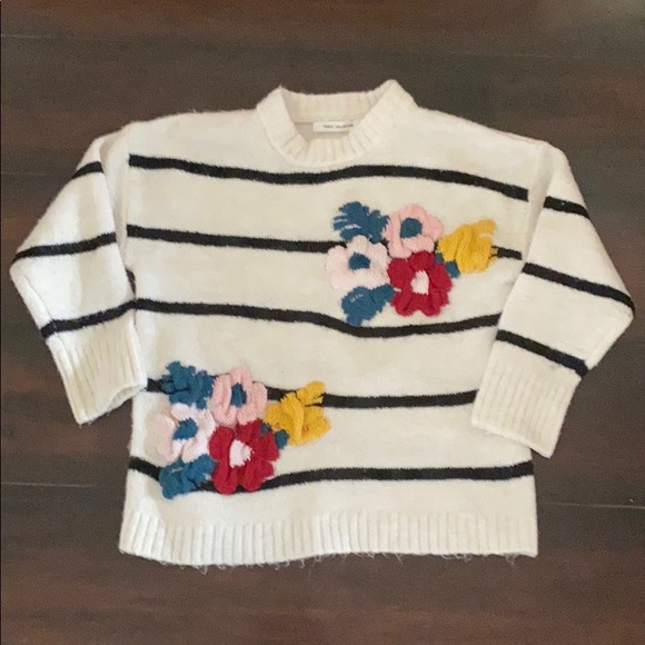 Zara Other - 🍉Zara Knitwear Fancy Collection Striped Sweater